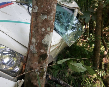 6 injured in Dolakha jeep accident